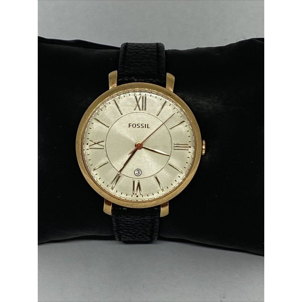 Fossil Jacqueline ES3487 Women's Black Leather Cre